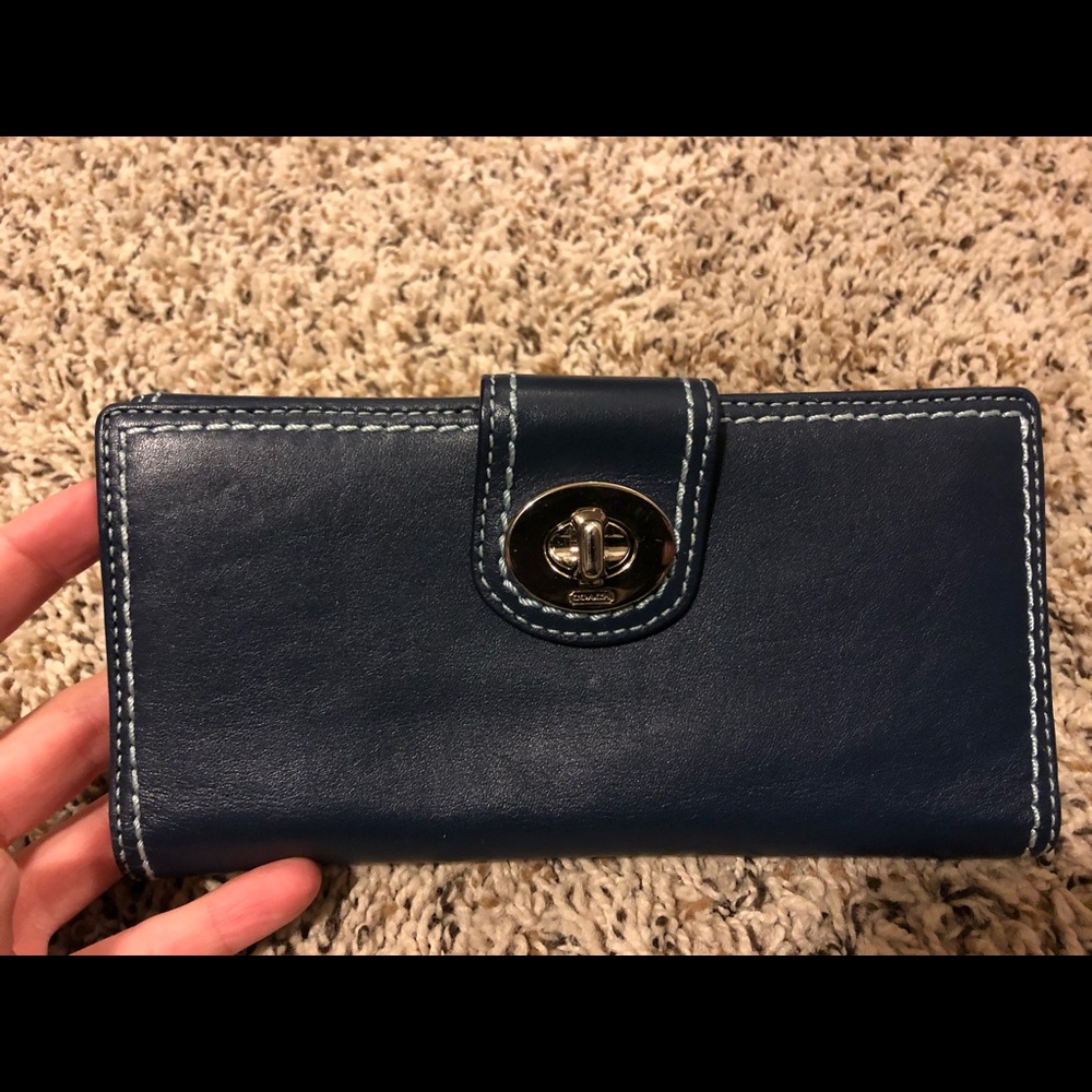 Authentic coach wallet
